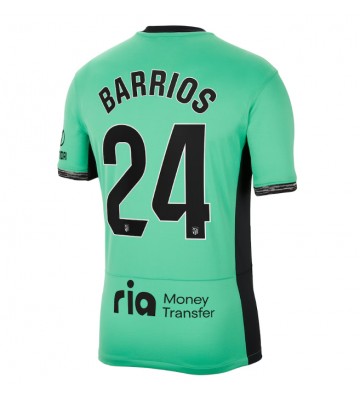 Atletico Madrid Pablo Barrios #24 Tercera Equipación 2023-24 Manga Corta